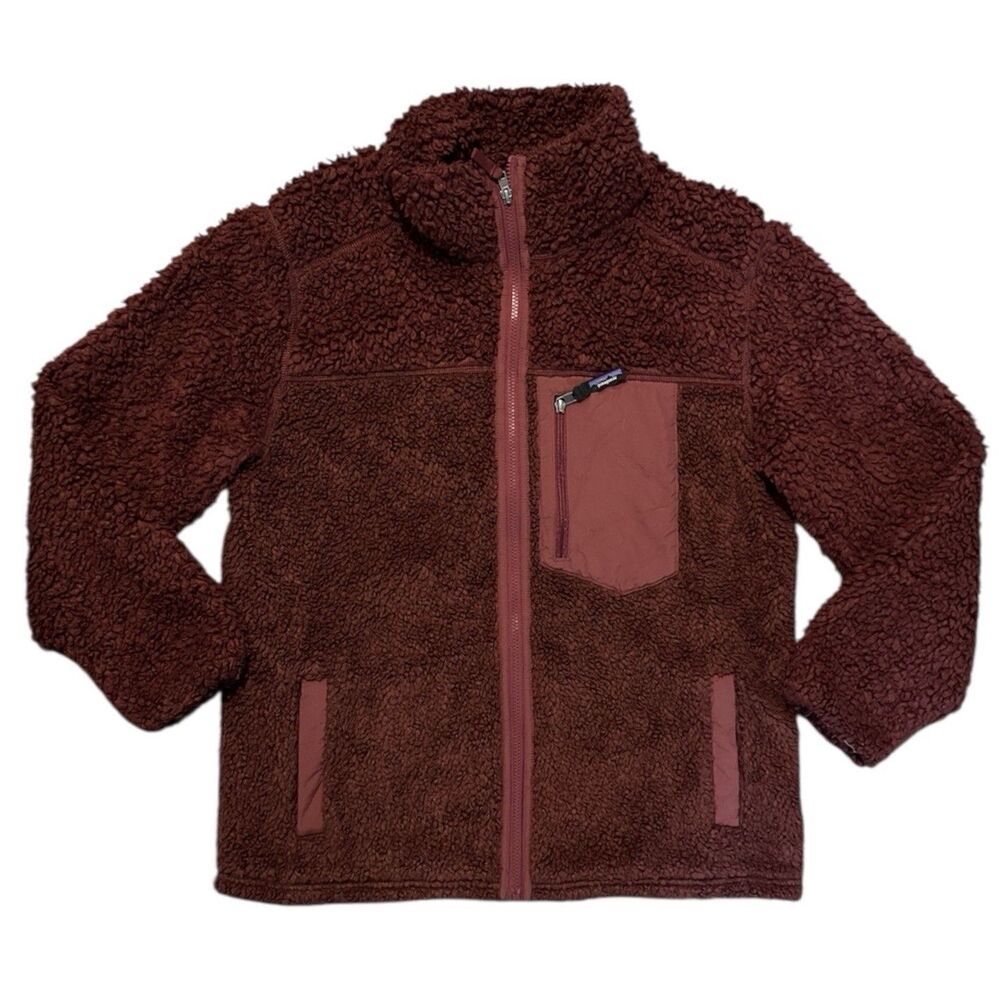 Patagonia Retro-X Fleece Jacket coat Woman’s Size Large Sequoia Red 23095 FA22